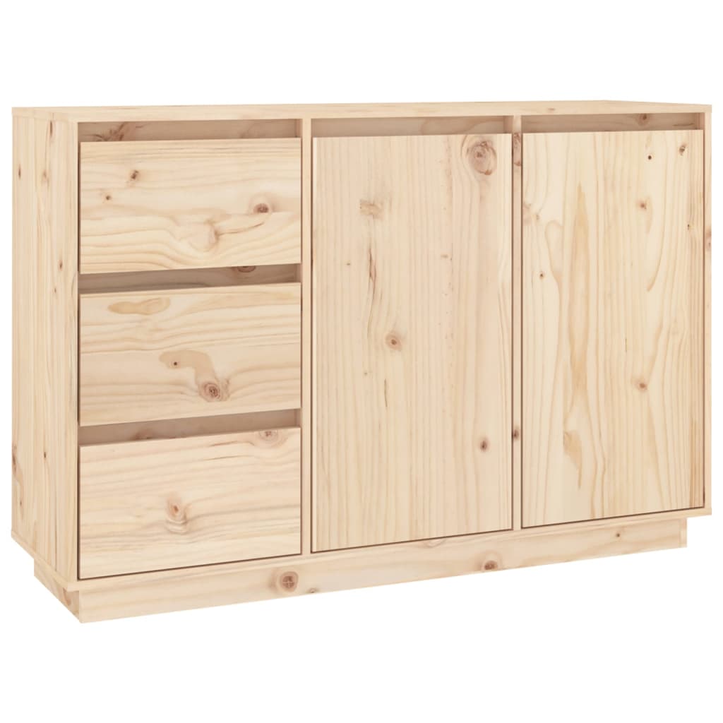 skænk 111x34x75 cm massivt fyrretræ