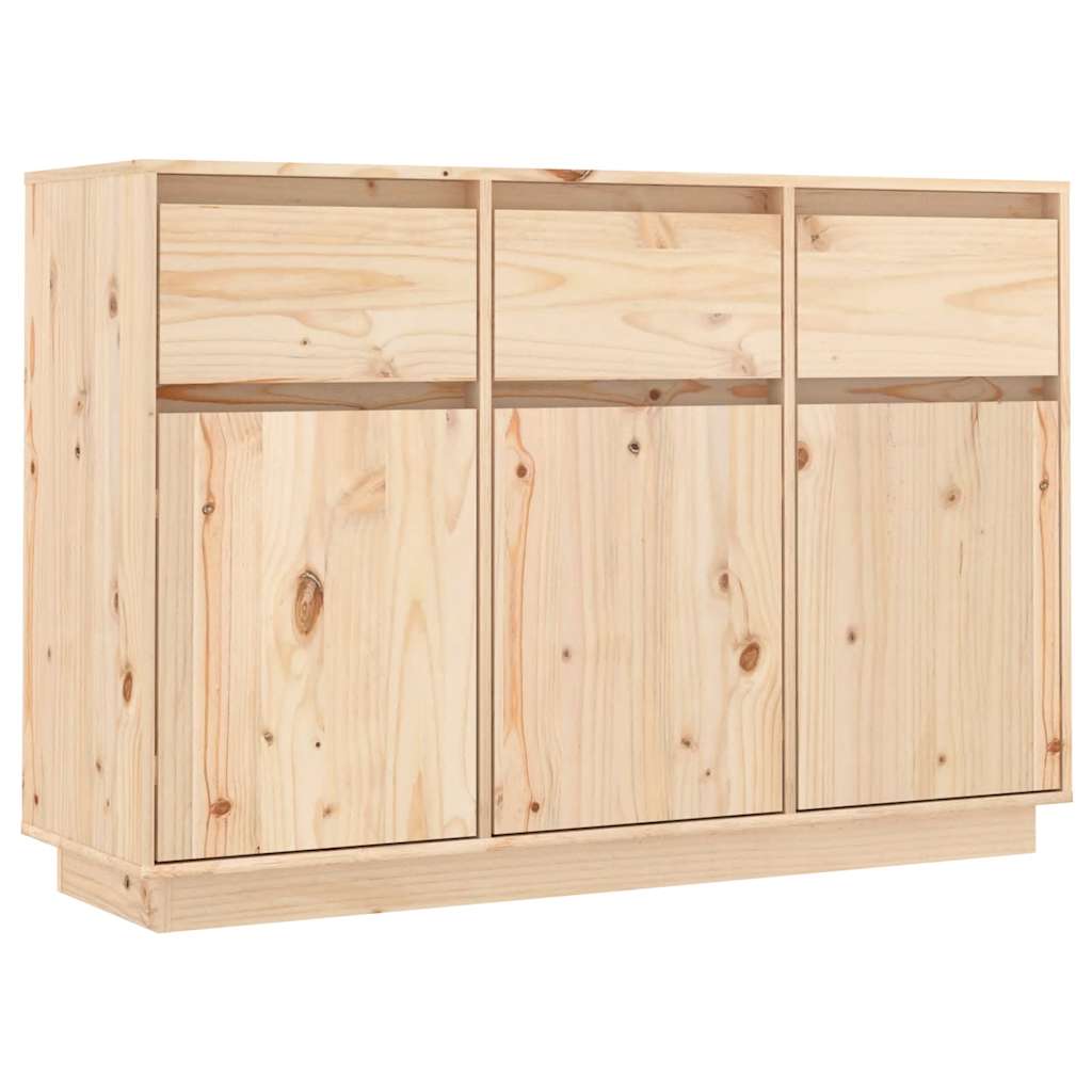 skænk 111x36x75 cm massivt fyrretræ
