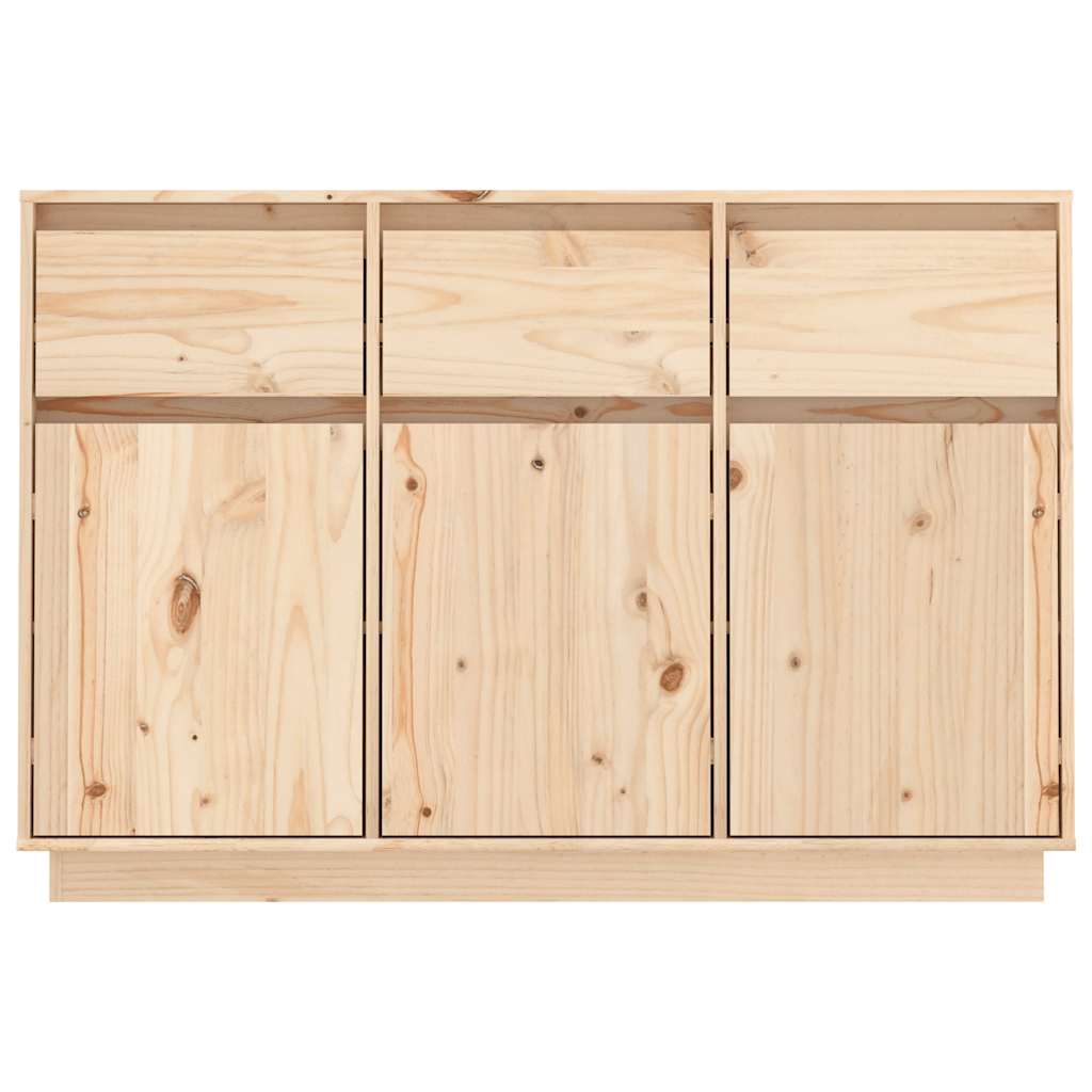 skænk 111x36x75 cm massivt fyrretræ