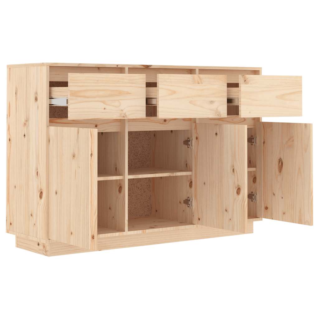 skænk 111x36x75 cm massivt fyrretræ