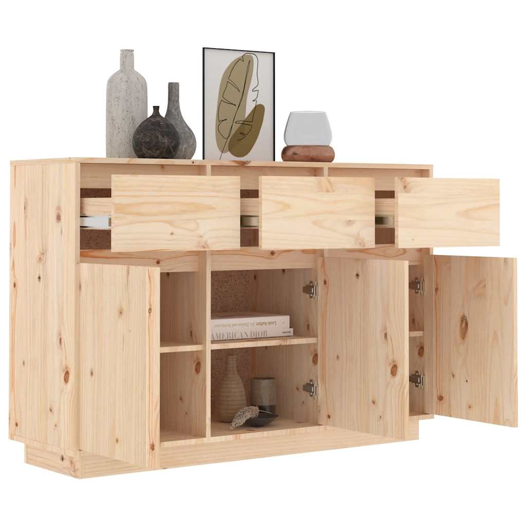 skænk 111x36x75 cm massivt fyrretræ