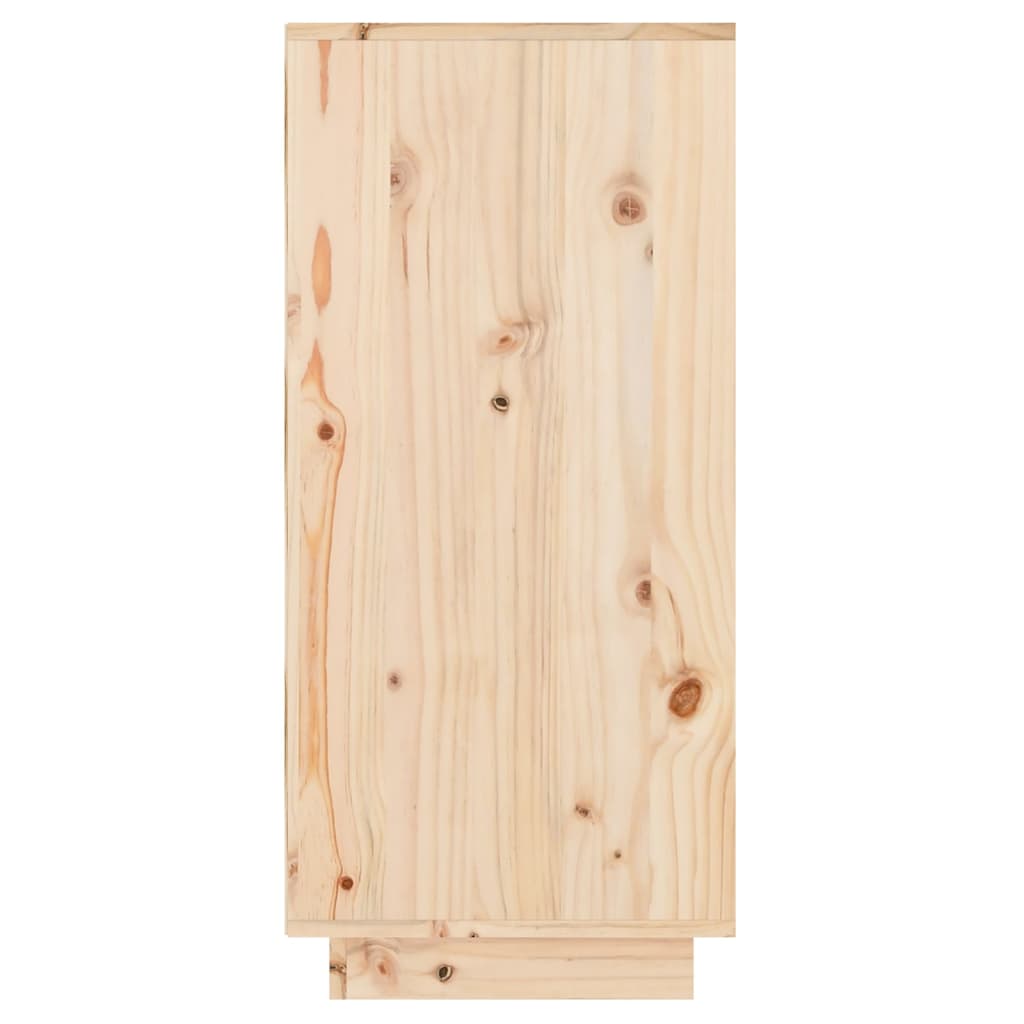 konsolskab 60x34x75 cm massivt fyrretræ