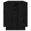 tv-bord 74x34x40 cm massivt fyrretræ sort