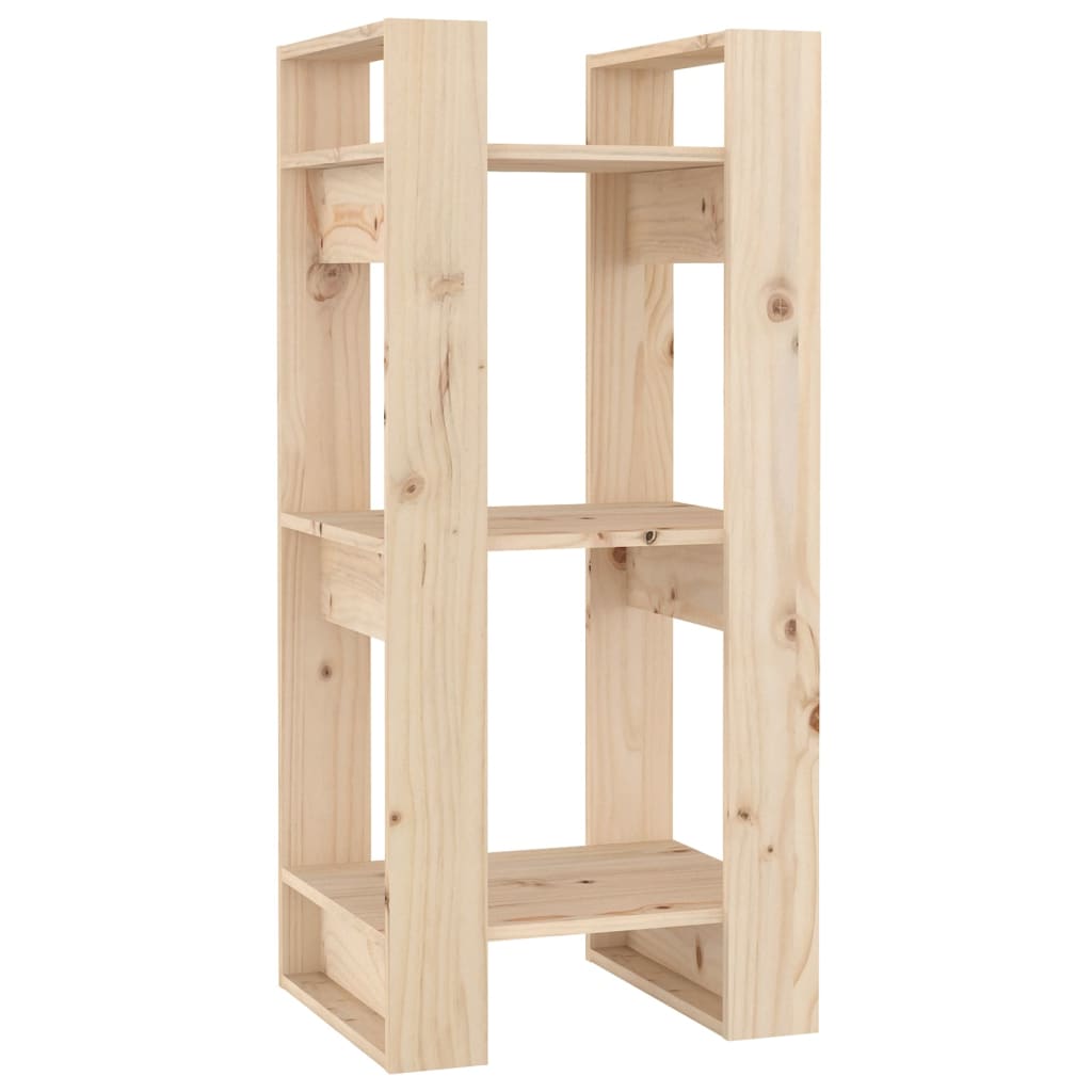 bogreol/rumdeler 41x35x91 cm massivt fyrretræ