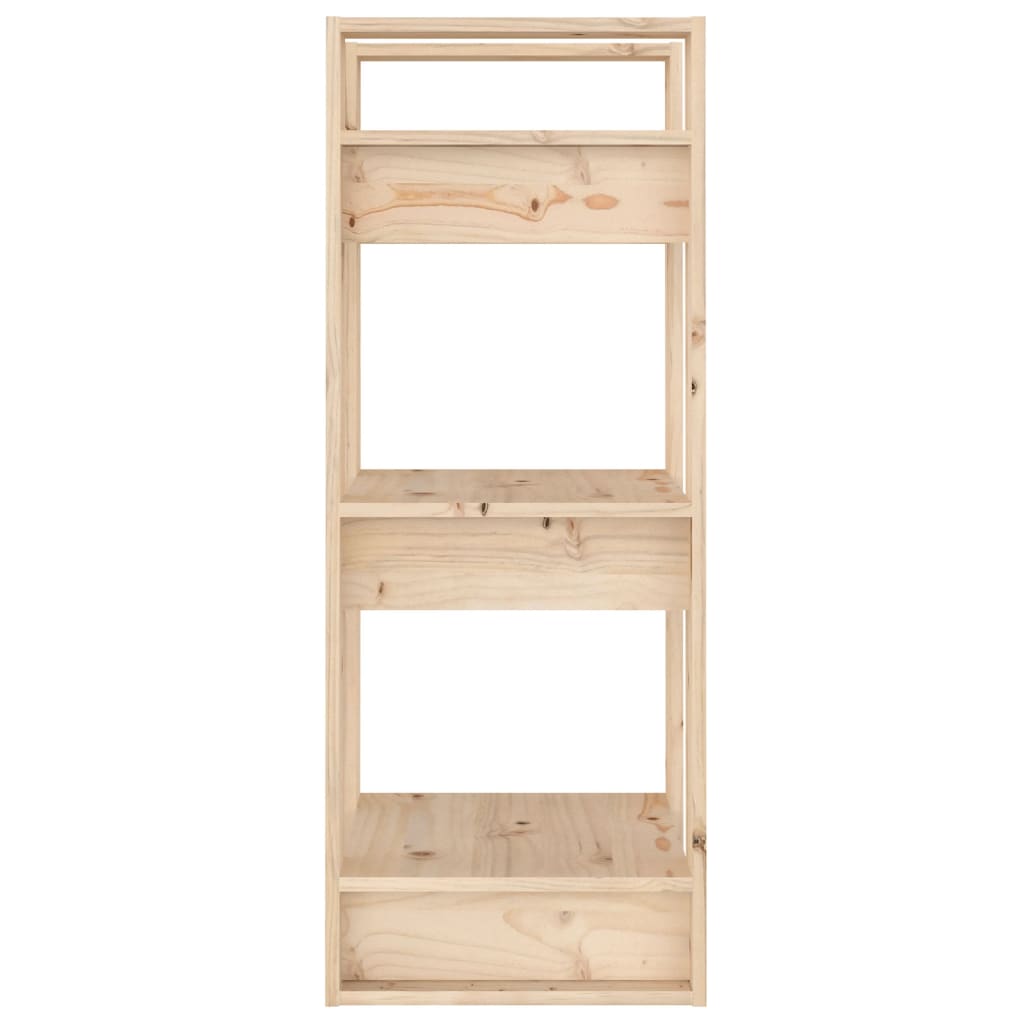 bogreol/rumdeler 41x35x91 cm massivt fyrretræ