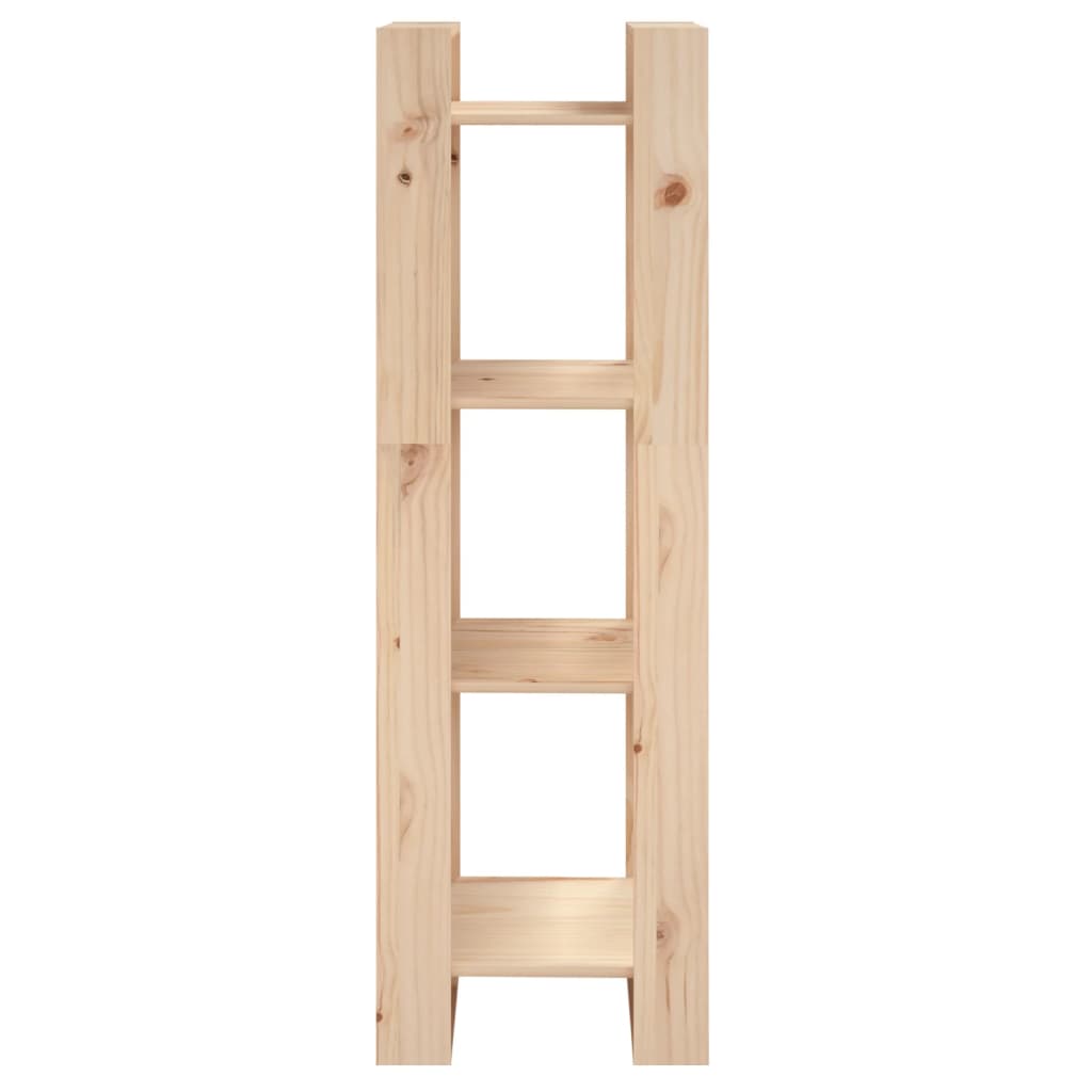 bogreol/rumdeler 41x35x125 cm massivt fyrretræ