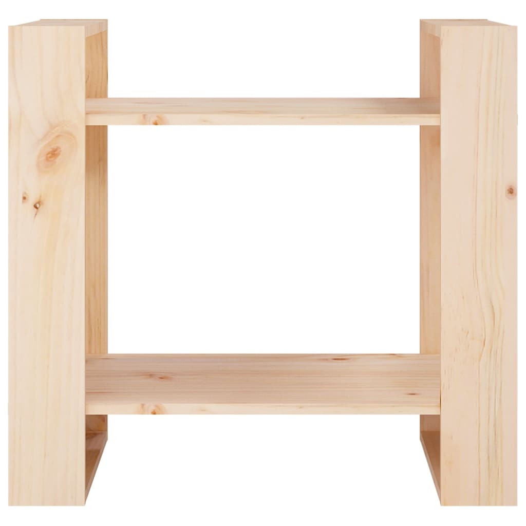 bogreol/rumdeler 60x35x57 cm massivt fyrretræ