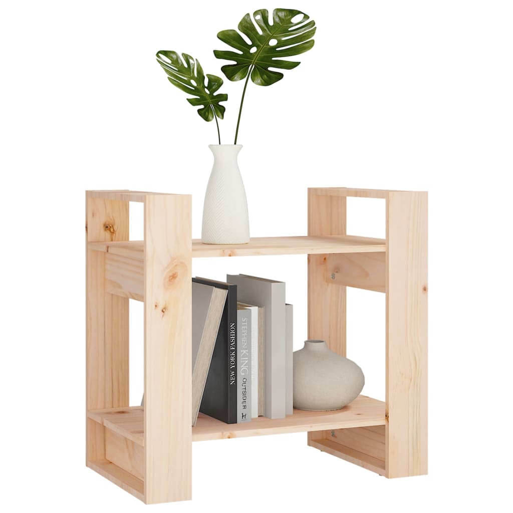 bogreol/rumdeler 60x35x57 cm massivt fyrretræ