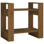 bogreol/rumdeler 60x35x57 cm massivt fyrretræ gyldenbrun