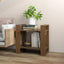 bogreol/rumdeler 60x35x57 cm massivt fyrretræ gyldenbrun