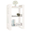 bogreol/rumdeler 60x35x91 cm massivt fyrretræ hvid
