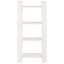bogreol/rumdeler 60x35x125 cm massivt træ hvid