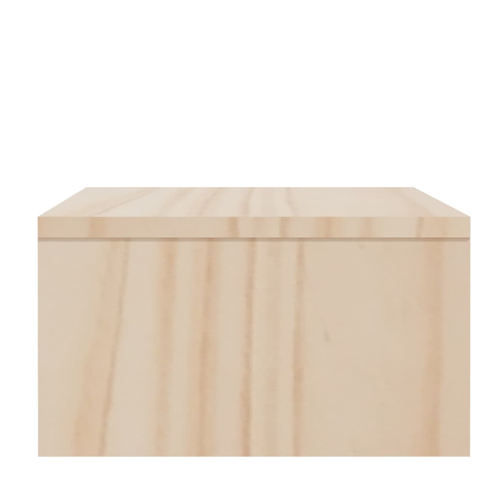skærmholder 100x27x15 cm massivt fyrretræ