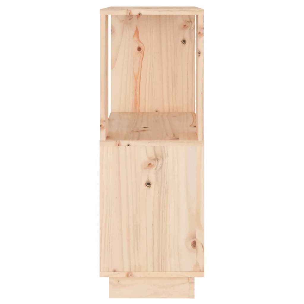bogreol/rumdeler 51x25x70 cm massivt fyrretræ