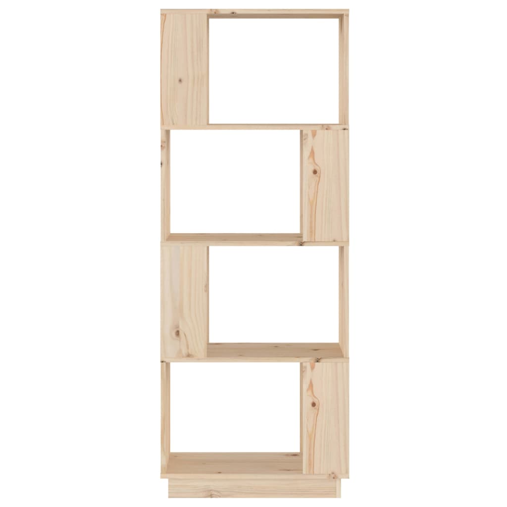 bogreol/rumdeler 51x25x132 cm massivt fyrretræ