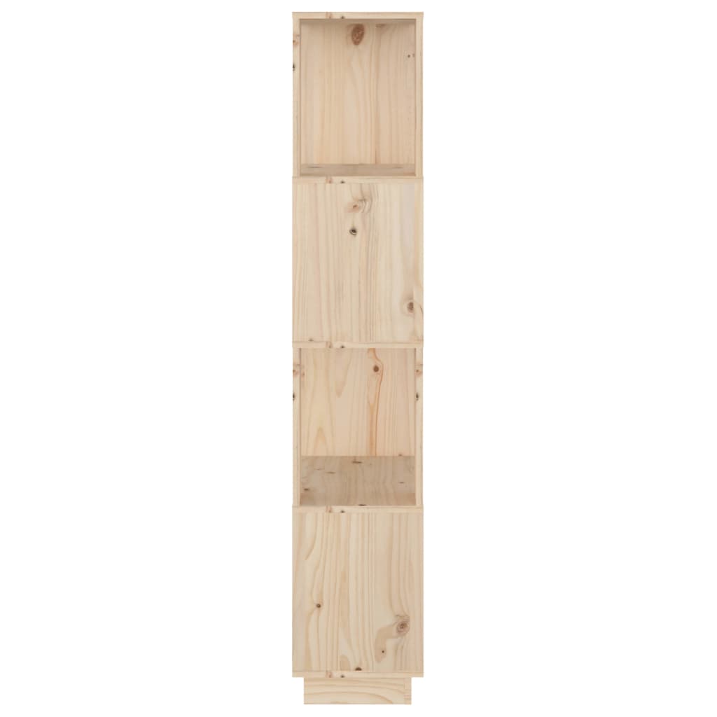 bogreol/rumdeler 51x25x132 cm massivt fyrretræ