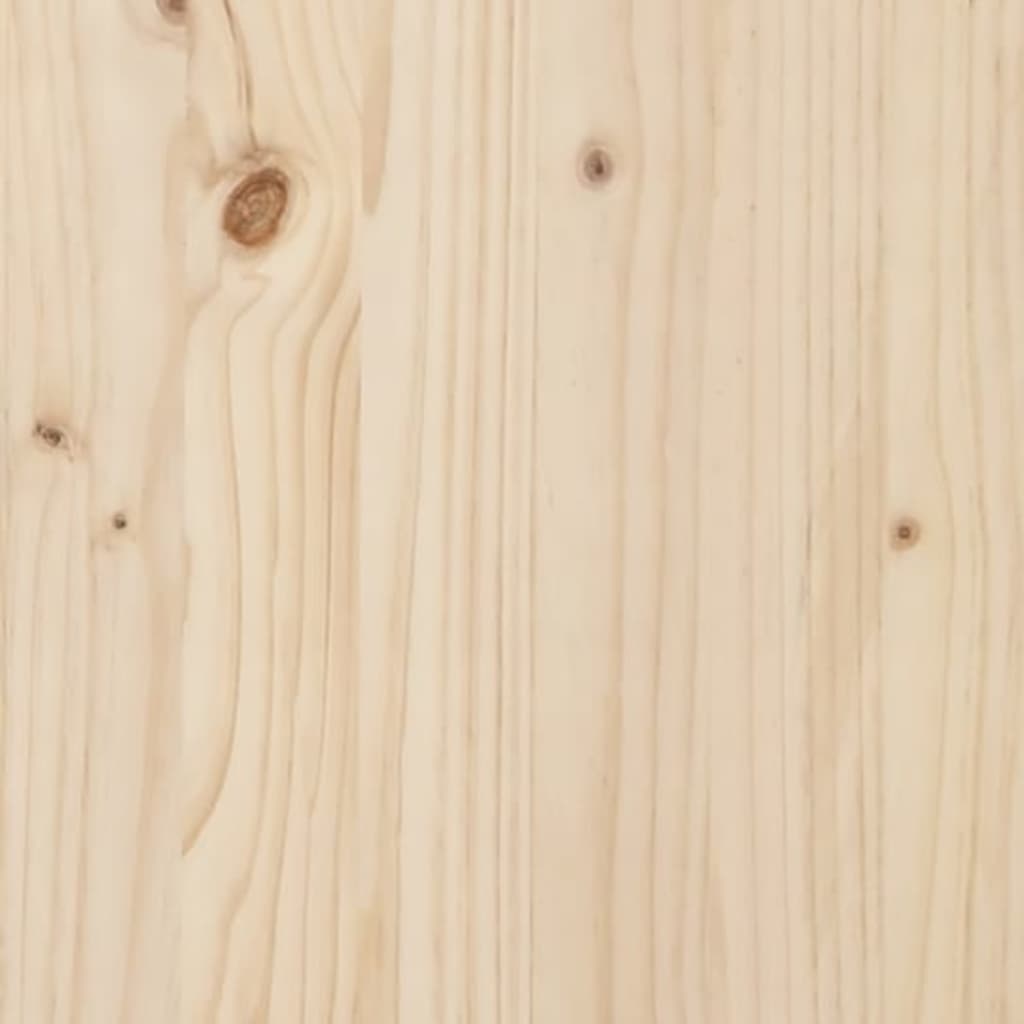 sengegærde 166x4x100 cm massivt fyrretræ