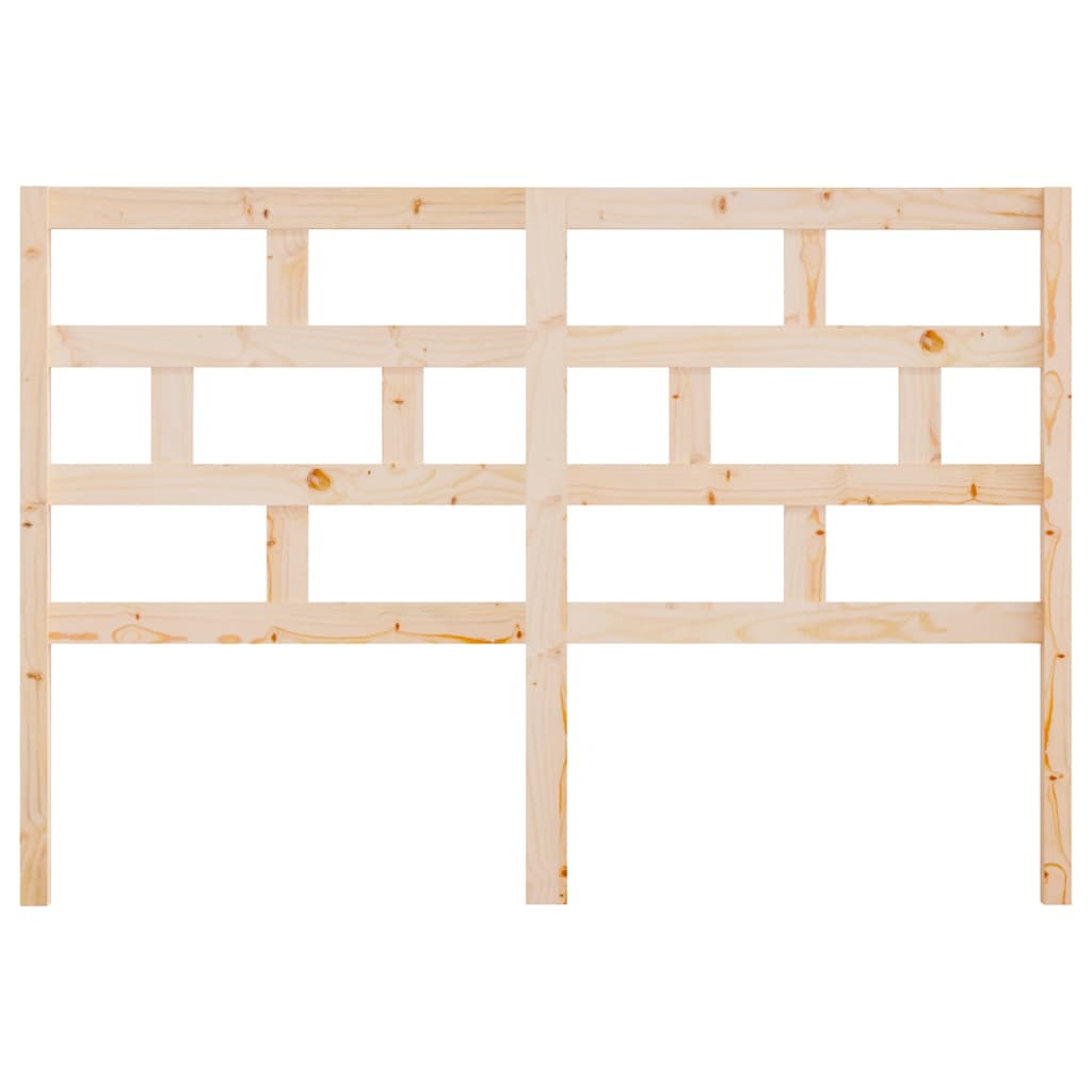 sengegærde 126x4x100 cm massivt fyrretræ