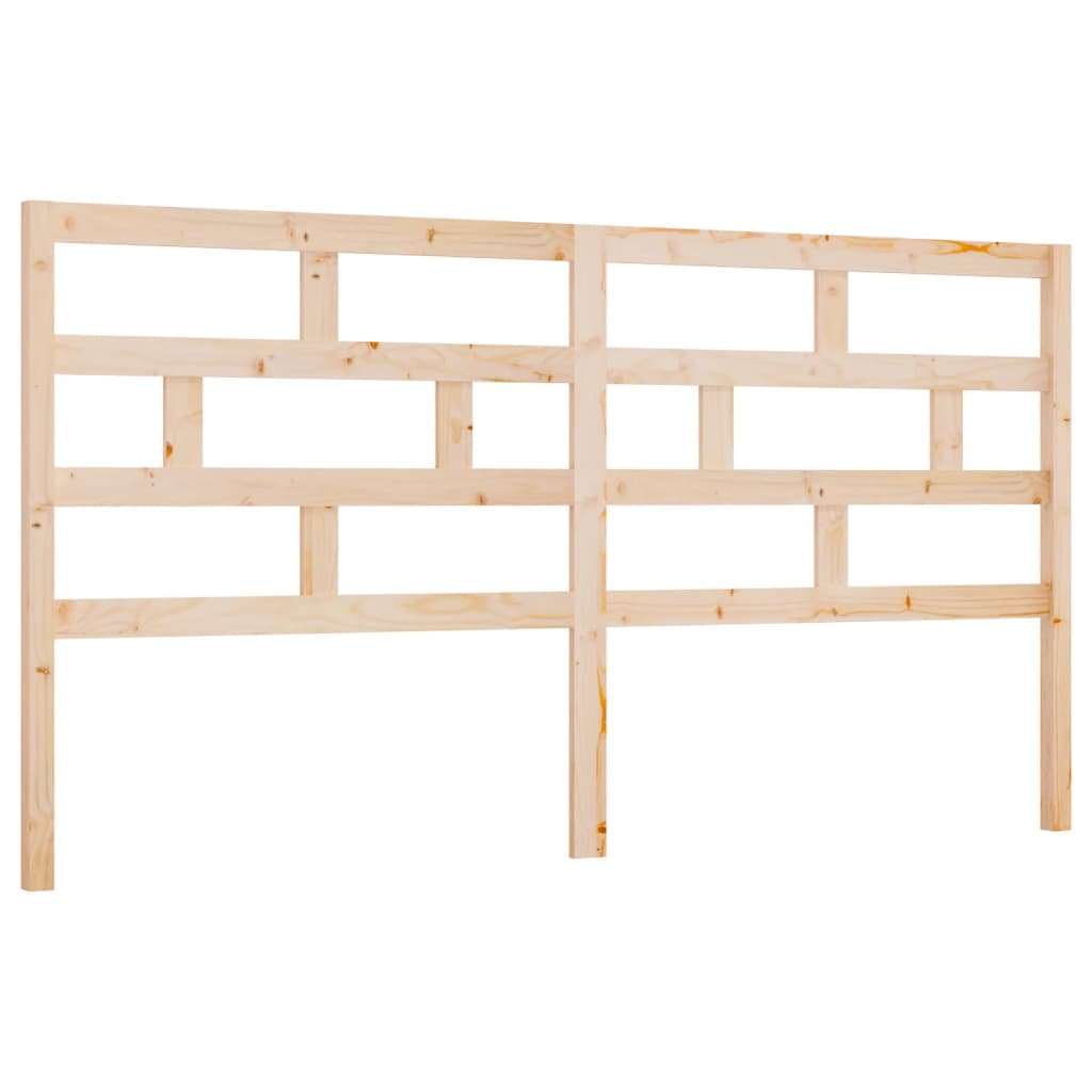 sengegærde 206x4x100 cm massivt fyrretræ