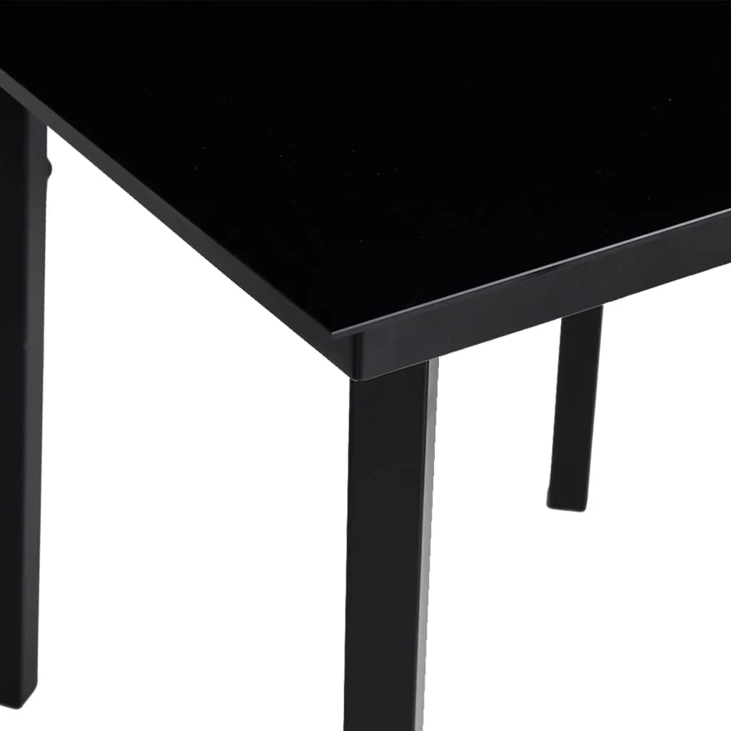 spisebordssæt til haven 7 dele med hynder grå