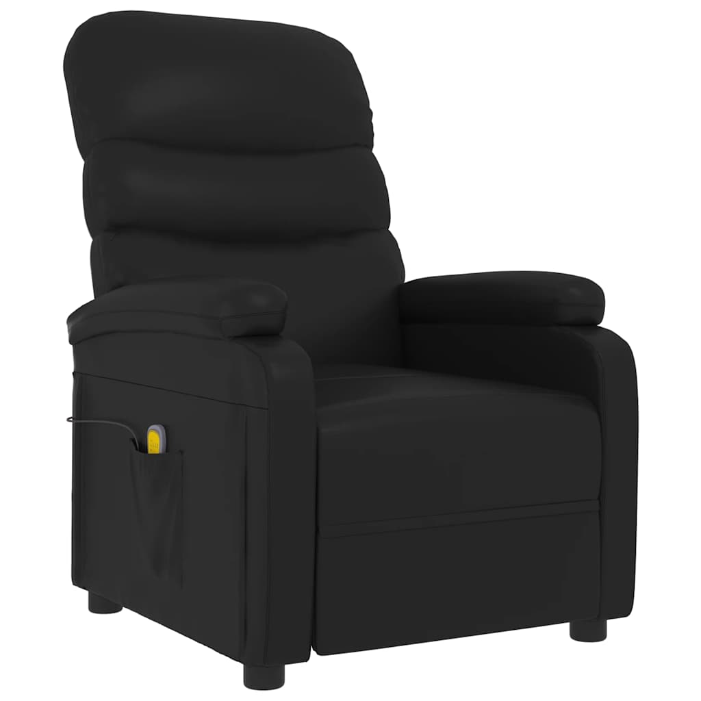 massagestol kunstlæder sort