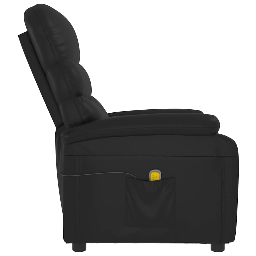 massagestol kunstlæder sort