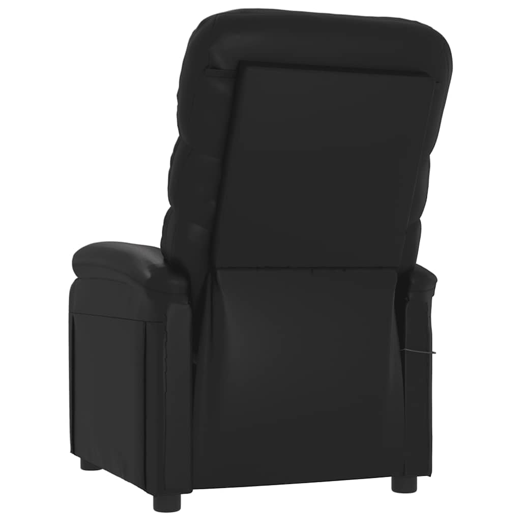 massagestol kunstlæder sort