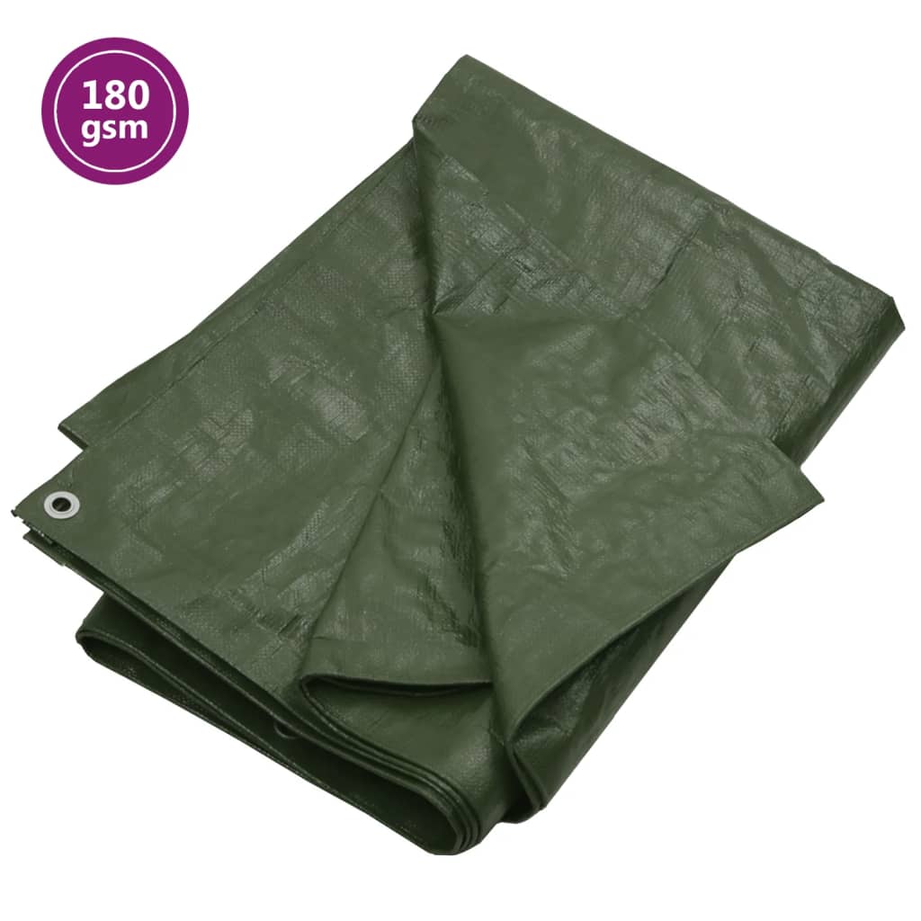 presenning 3x4 m 180 g/m² HDPE grøn
