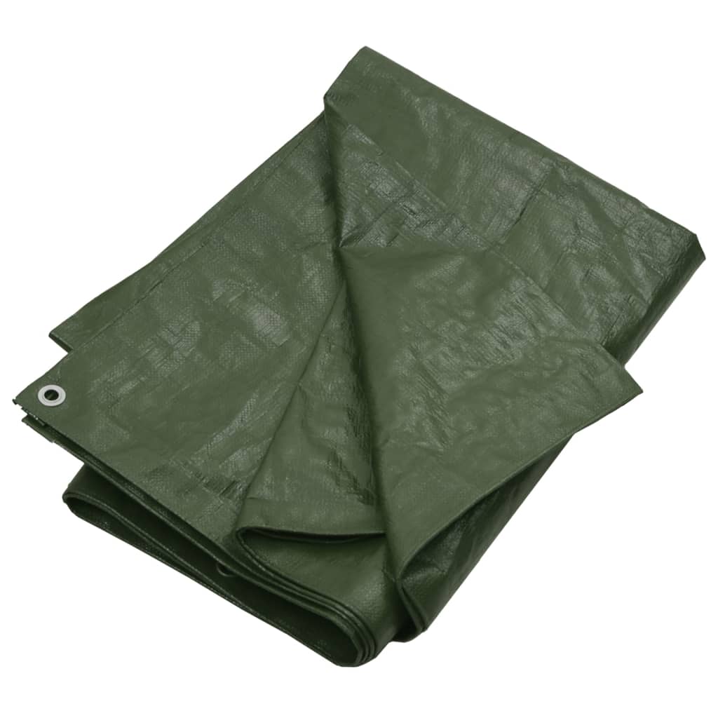 presenning 6x8 m 180 g/m² HDPE grøn