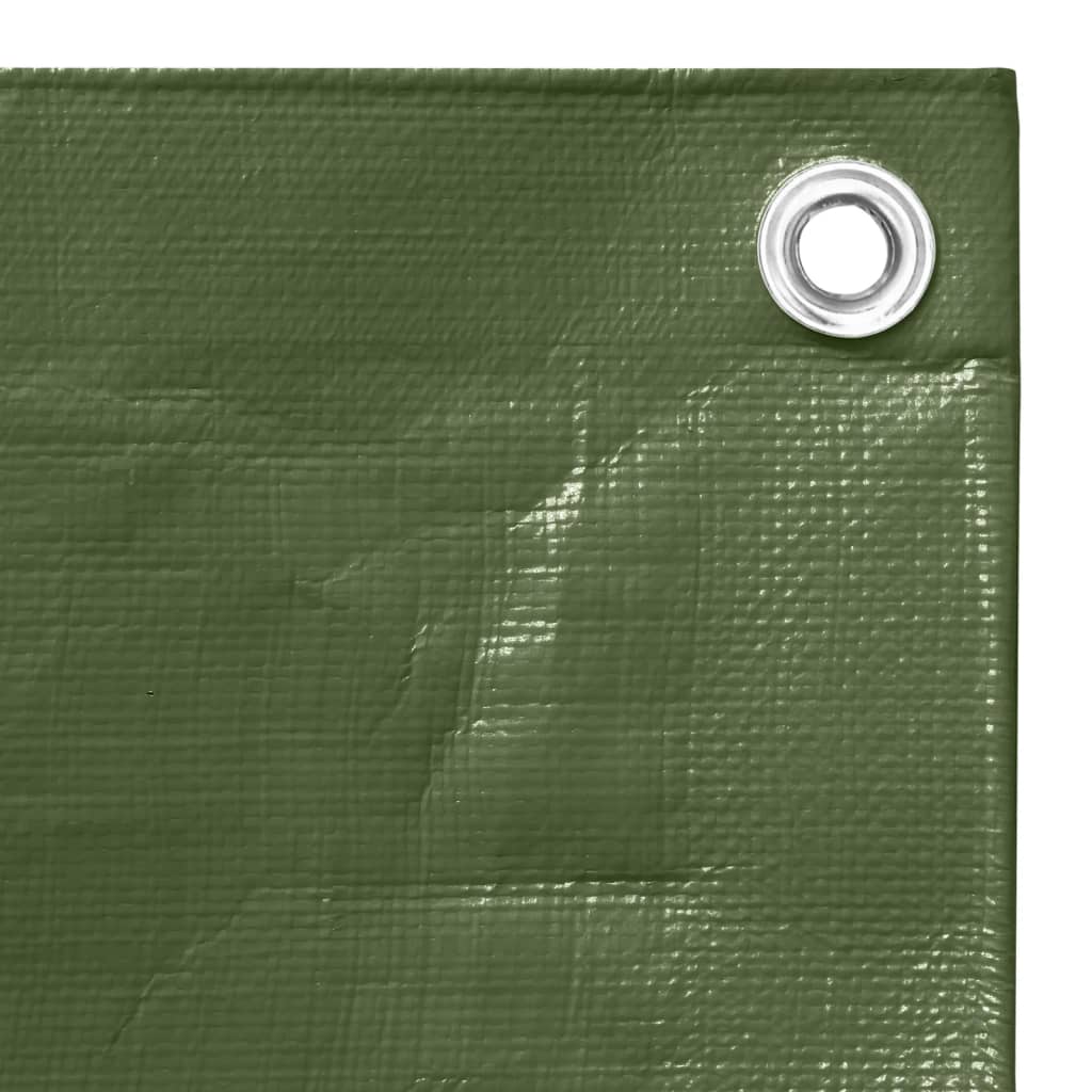 presenning 6x6 m 260 g/m² HDPE grøn