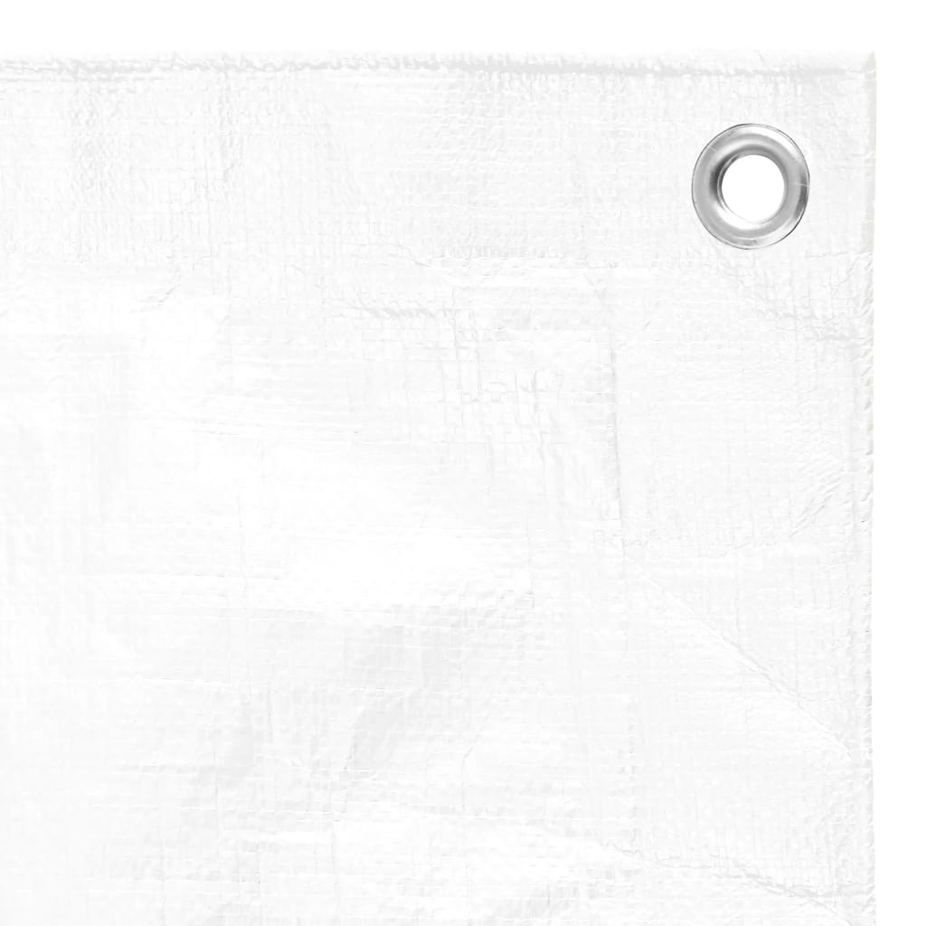 presenning 6x12 m 180 g/m² HDPE hvid