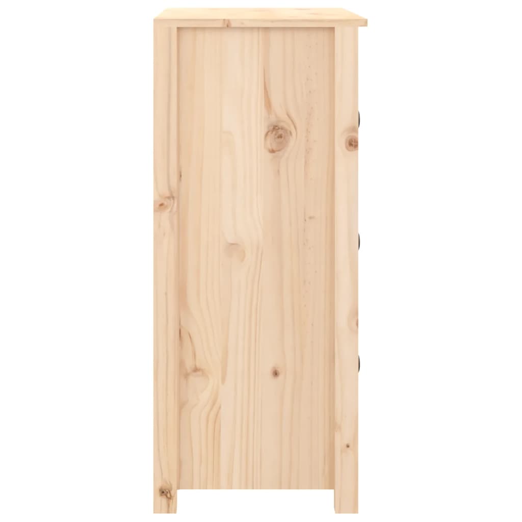 skænk 70x35x80 cm massivt fyrretræ