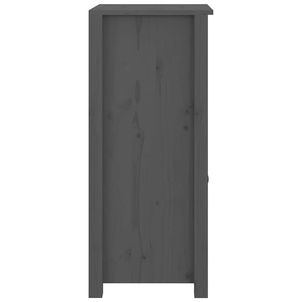 skænke 2 stk. 40x35x80 cm massivt fyrretræ grå