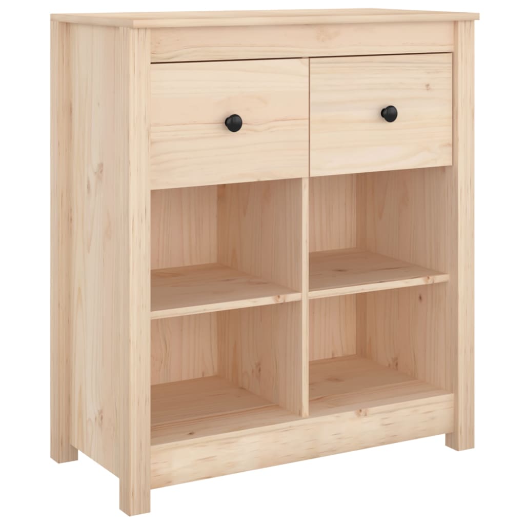 skænk 70x35x80 cm massivt fyrretræ