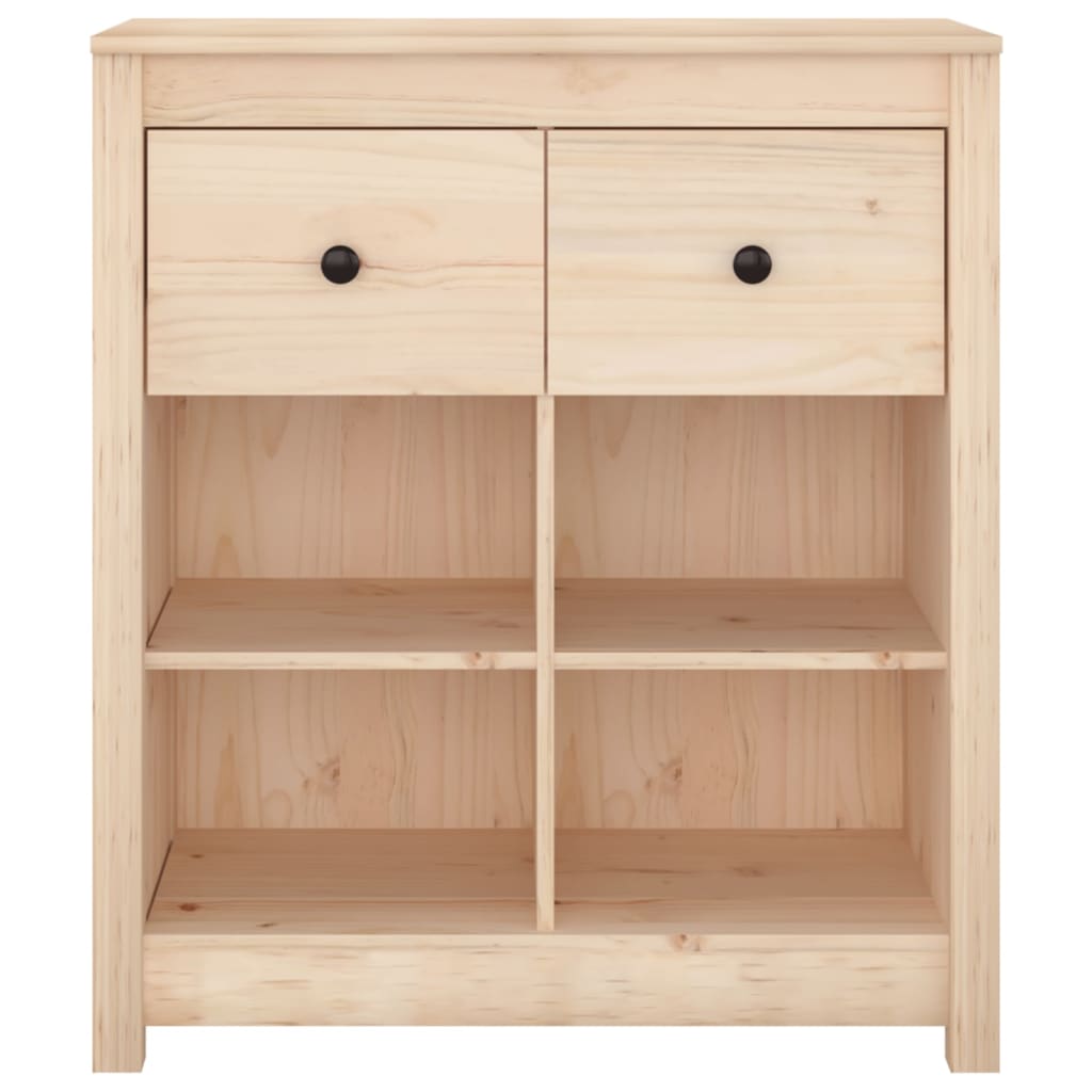 skænk 70x35x80 cm massivt fyrretræ