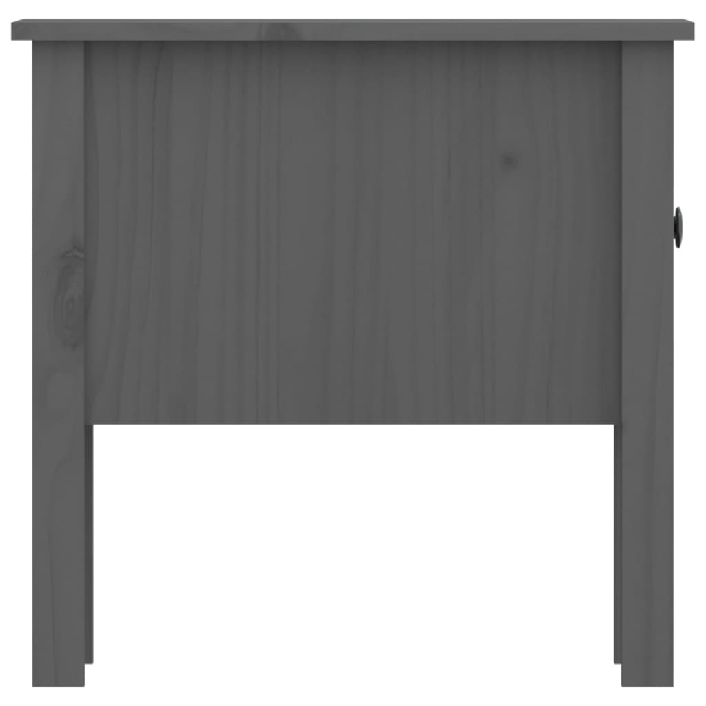 sideborde 2 stk. 50x50x49 cm massivt fyrretræ hvid grå