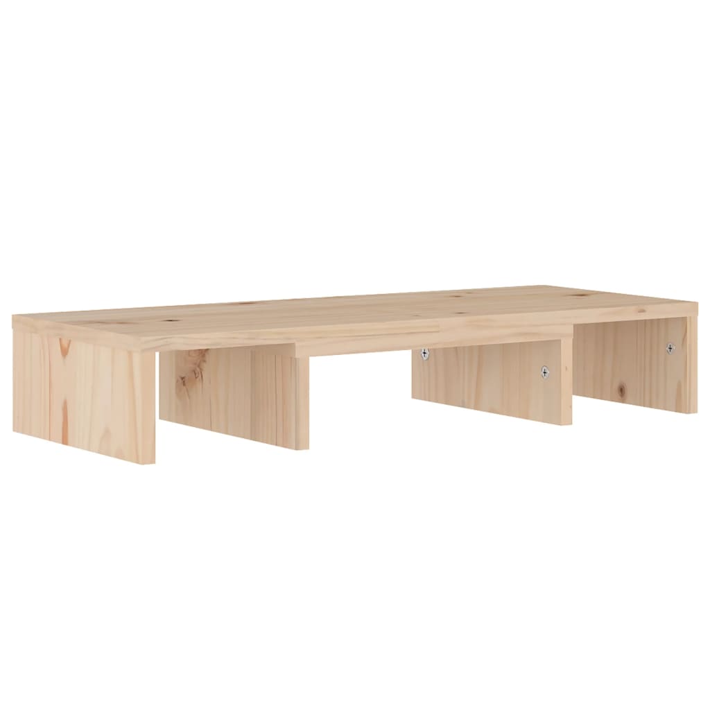 skærmholder 60x24x10,5 cm massivt fyrretræ