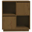 skænk 74x35x80 cm massivt fyrretræ gyldenbrun