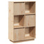 højskab 74x35x117 cm massivt fyrretræ