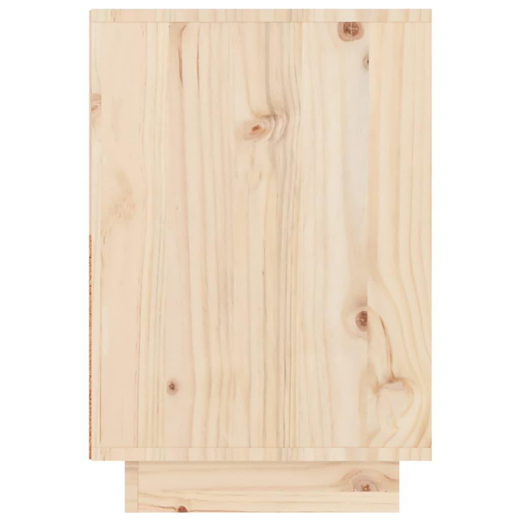 sengebord 60x34x51 cm massivt fyrretræ