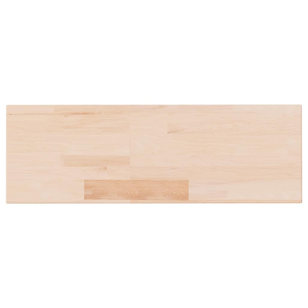 hyldeplade 60x20x4 cm ubehandlet massivt egetræ