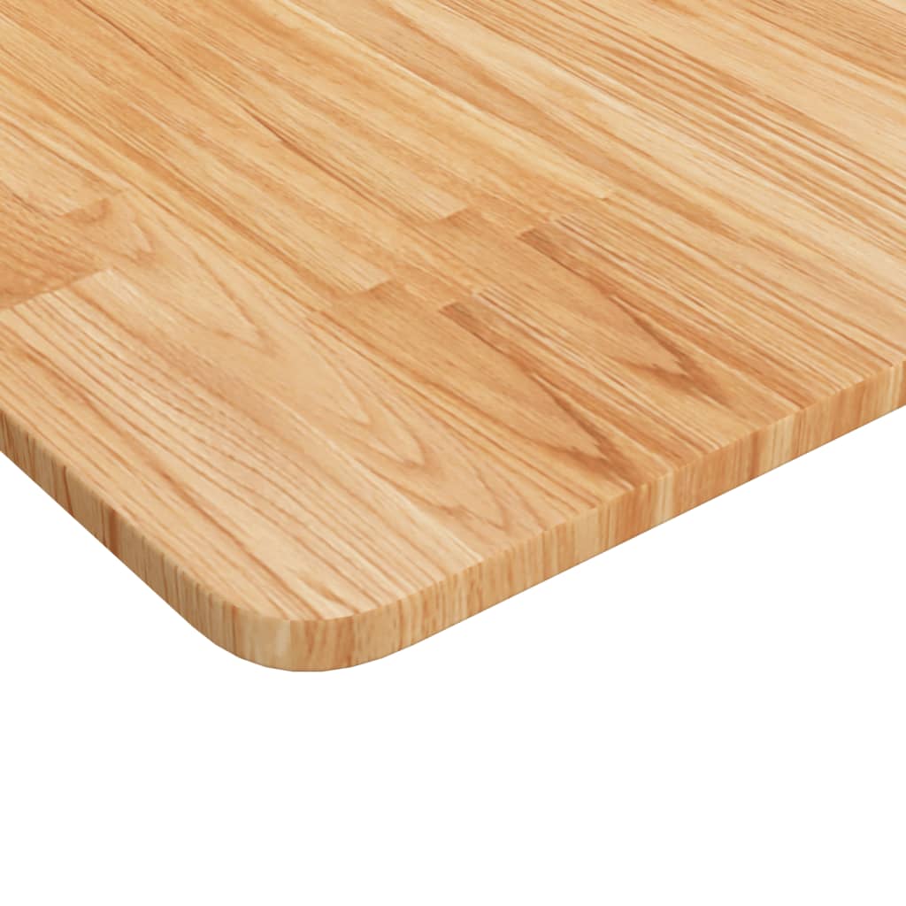 bordplade til badeværelse 60x40x1,5 cm massivt træ lysebrun