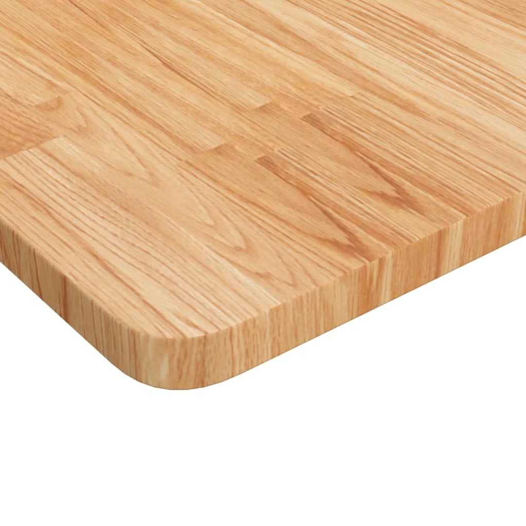 bordplade til badeværelse 60x40x2,5 cm massivt træ lysebrun