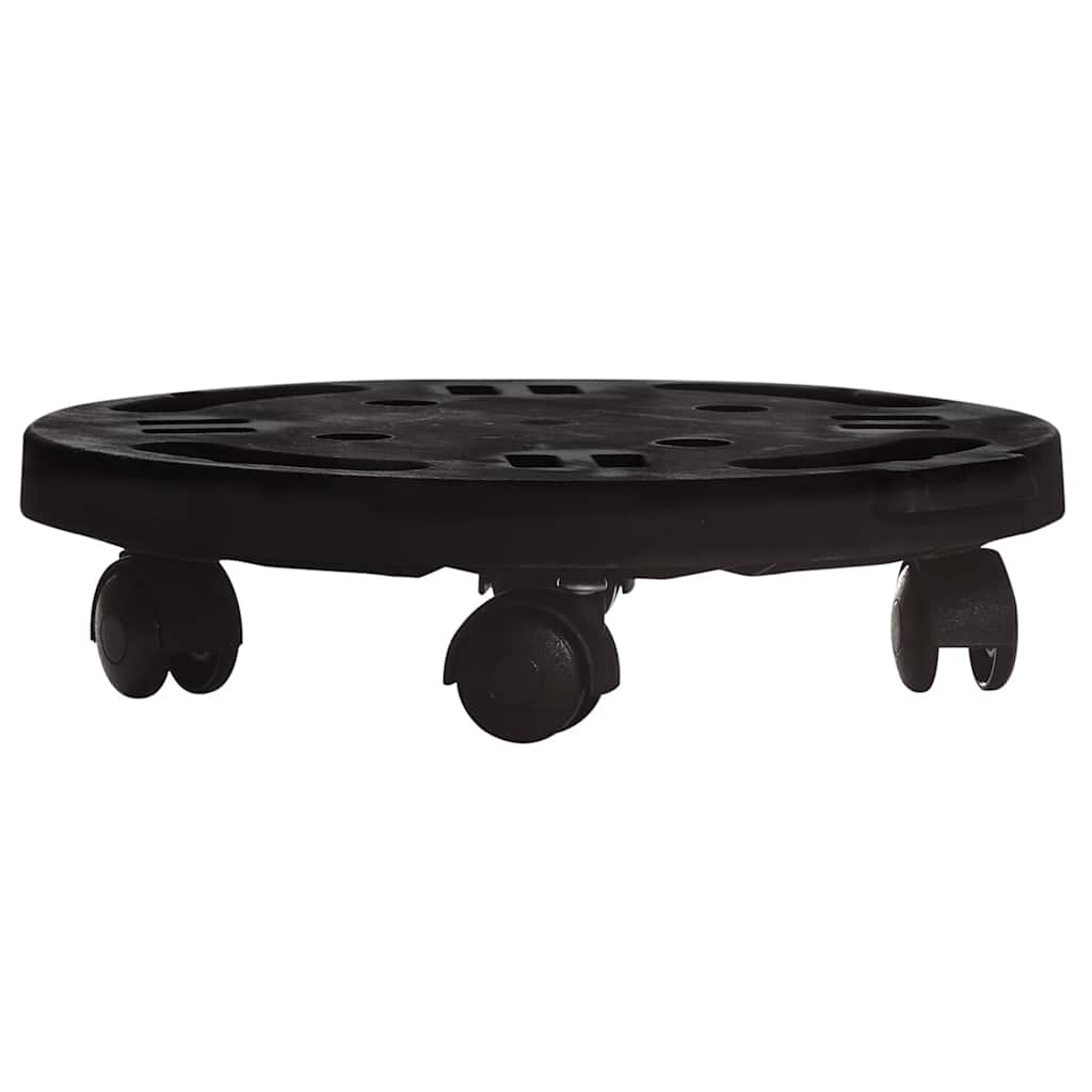 plantevogn med hjul 30 cm i diameter 170 kg sort