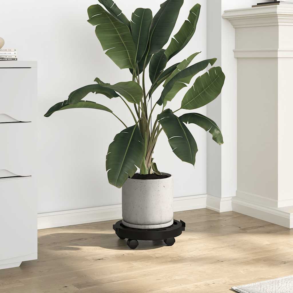 plantevogn med hjul 30 cm i diameter 170 kg sort