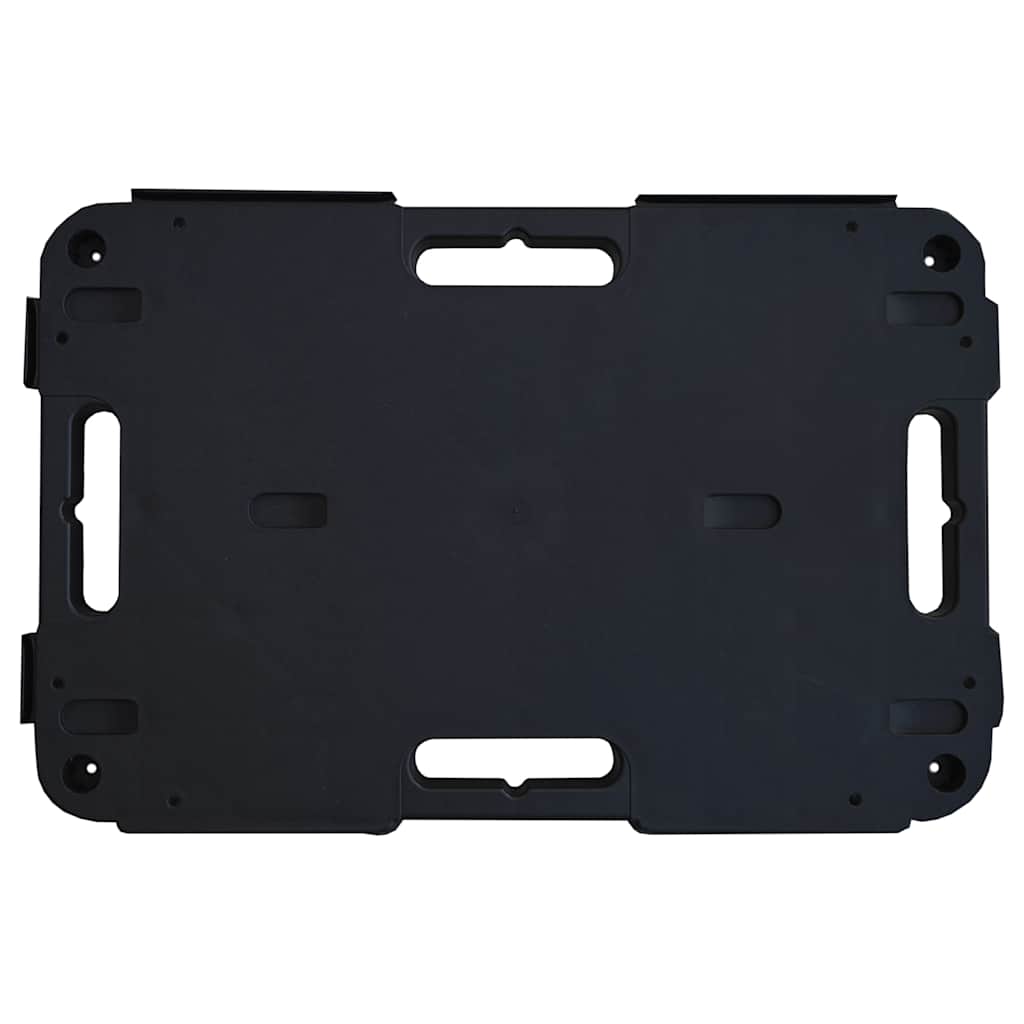 transportvogn 58x38x12 cm PP sort