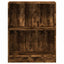 bogreol 60x24x76 cm konstrueret træ sonoma-egetræsfarve