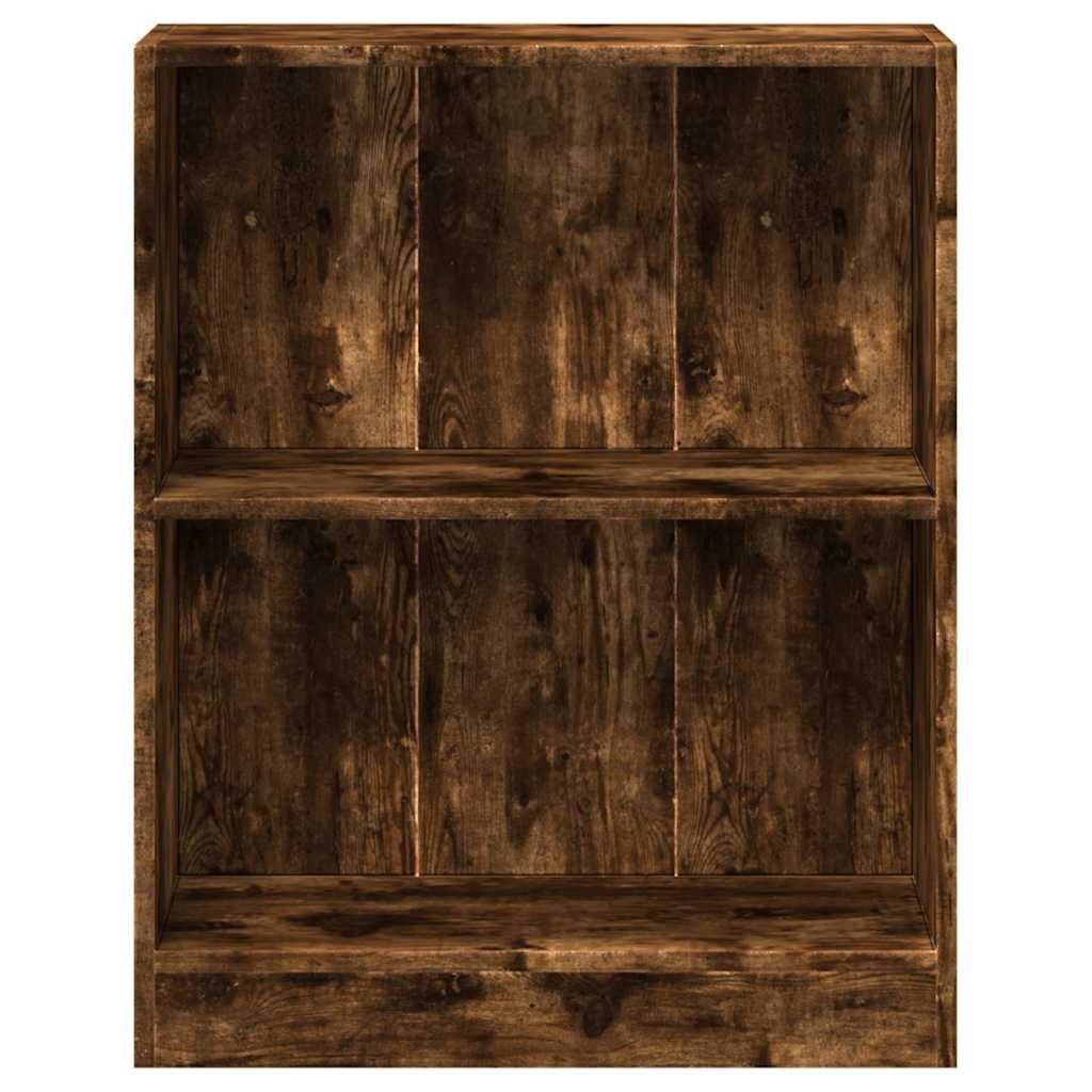 bogreol 60x24x76 cm konstrueret træ sonoma-egetræsfarve