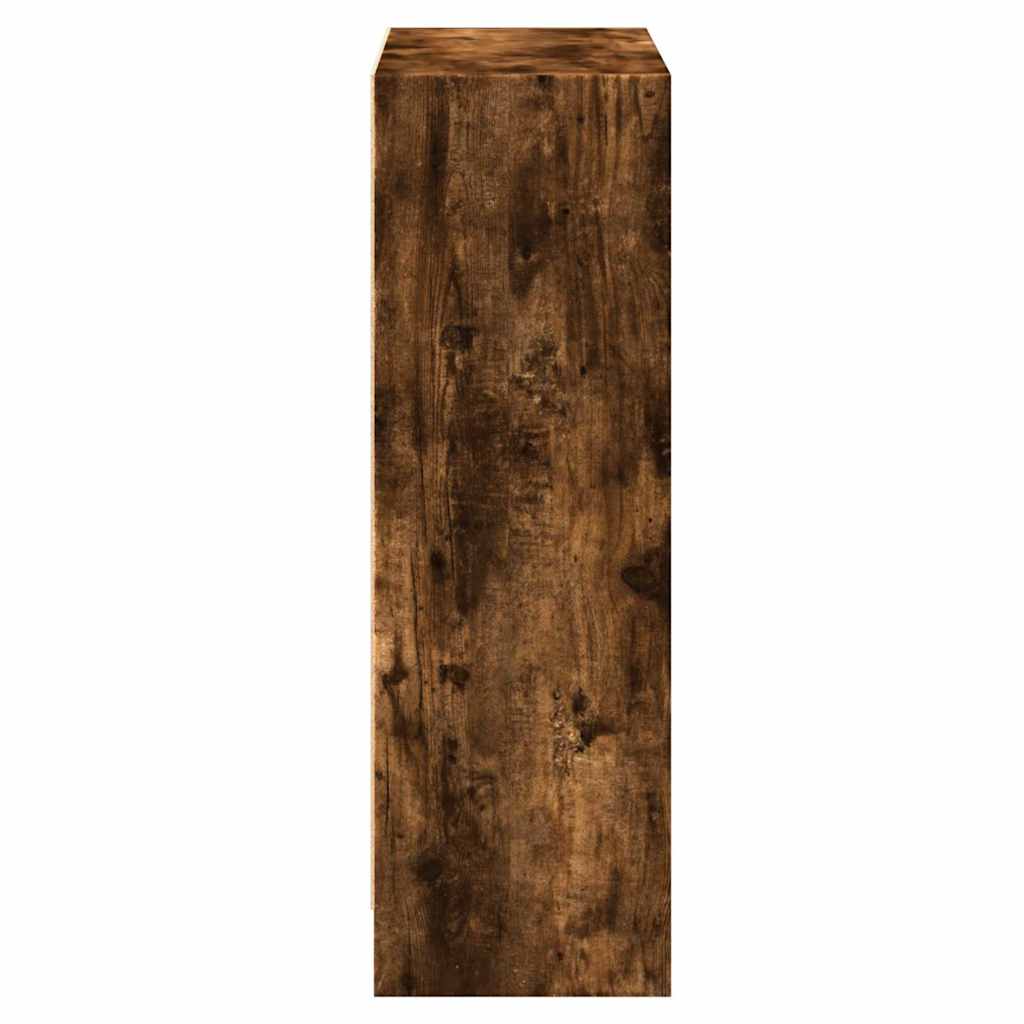 bogreol 60x24x76 cm konstrueret træ sonoma-egetræsfarve