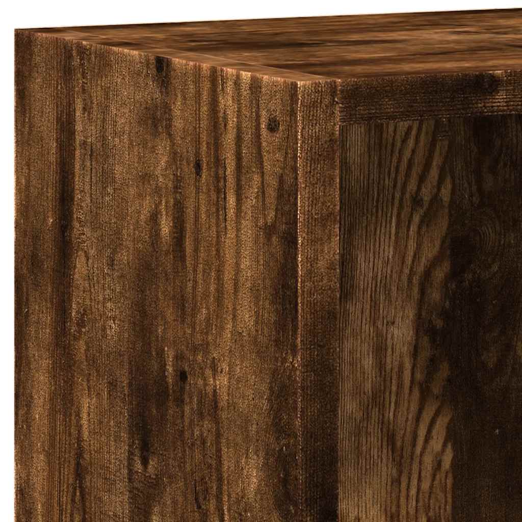 bogreol 60x24x76 cm konstrueret træ sonoma-egetræsfarve